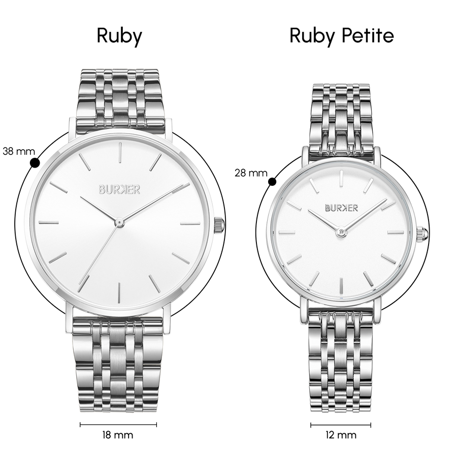 Ruby Silver White