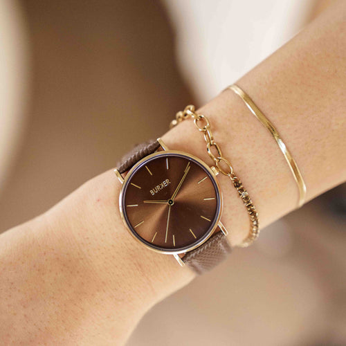 Ruby Gold Brown/Brown Leather