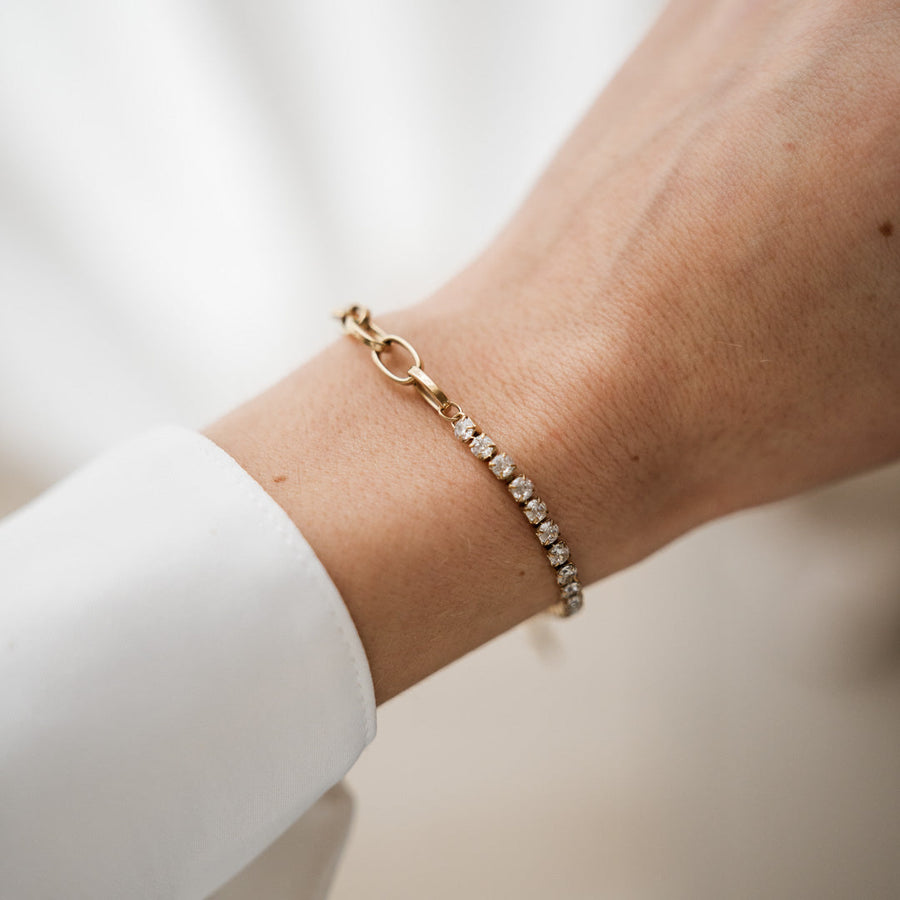 Jade Gold Bracelet